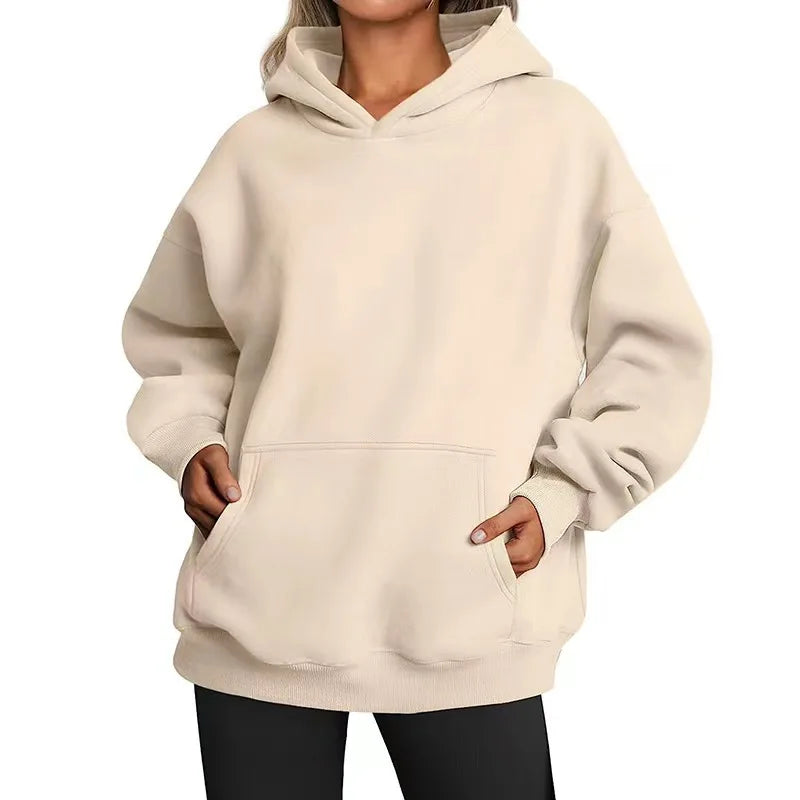 WOMEN'S OVERSIZE BASIC HOODIE
