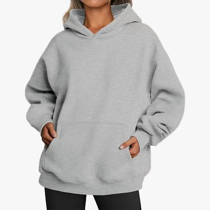 WOMEN'S OVERSIZE BASIC HOODIE