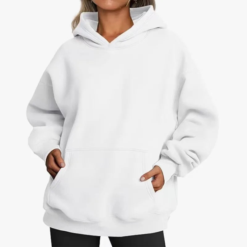 WOMEN'S OVERSIZE BASIC HOODIE