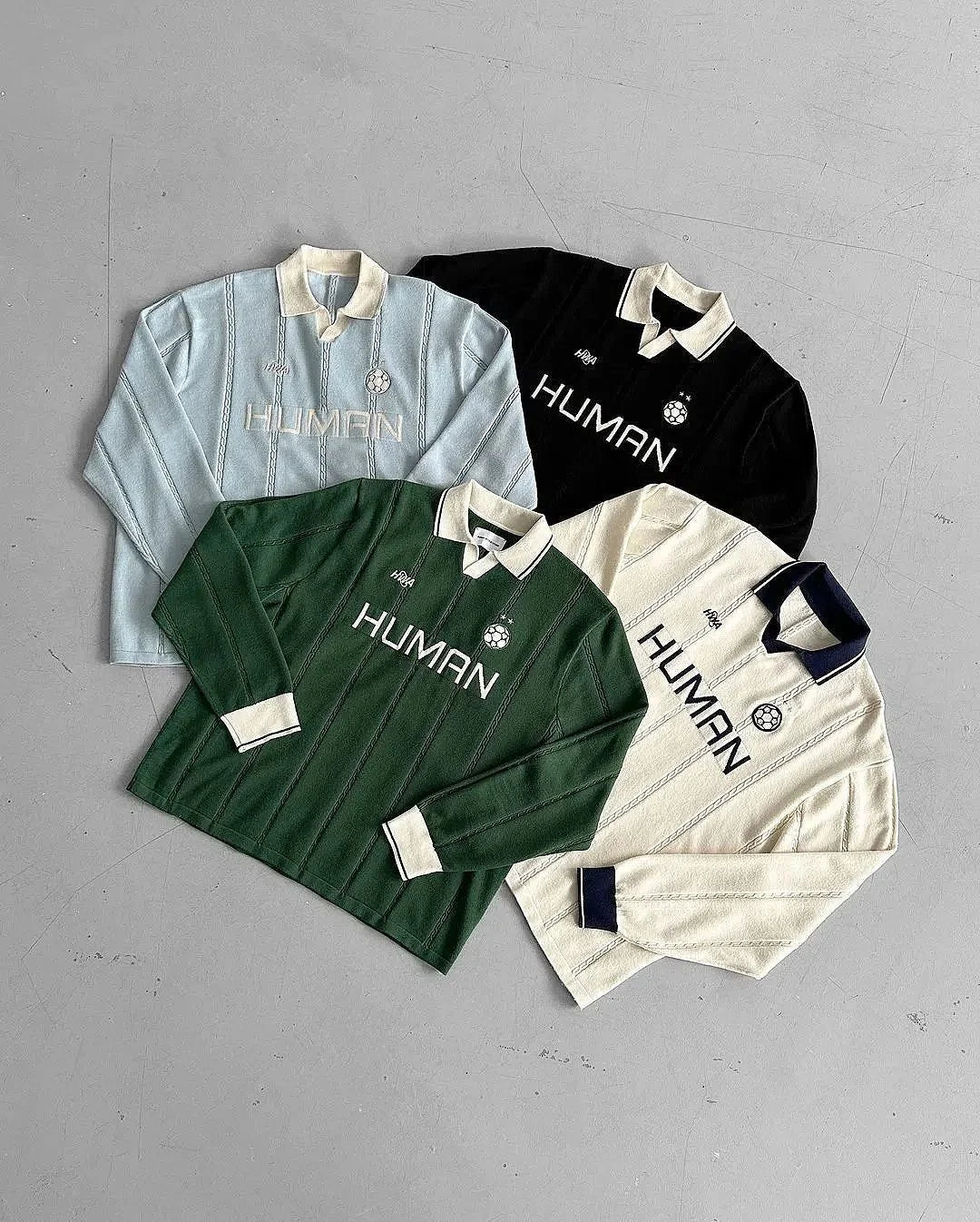 LOOSE FIT POLO SWEATER