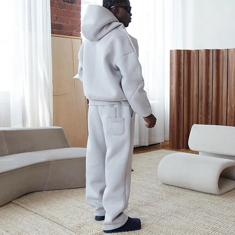 MEN'S OVERSIZE BASIC HOODIE AND JOOGER