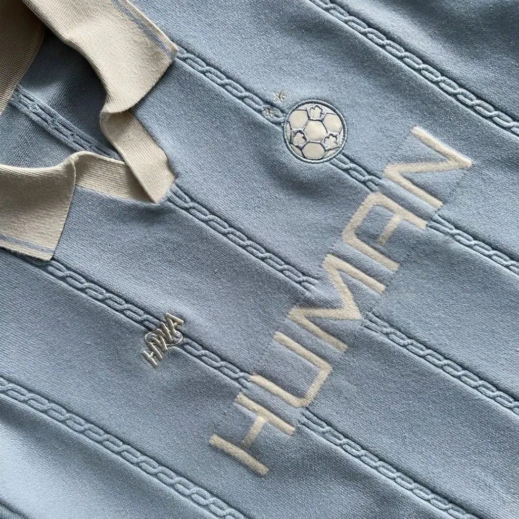 LOOSE FIT POLO SWEATER