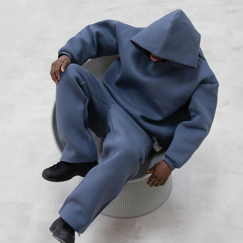 MEN'S OVERSIZE BASIC HOODIE AND JOOGER
