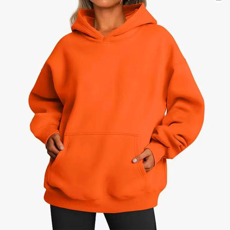 WOMEN'S OVERSIZE BASIC HOODIE