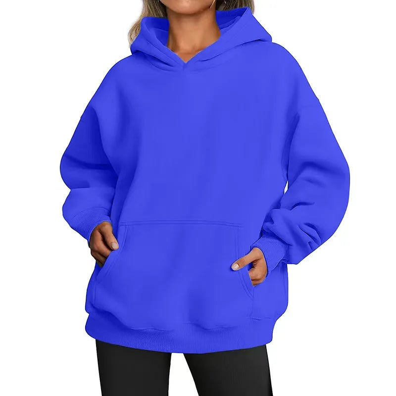 WOMEN'S OVERSIZE BASIC HOODIE