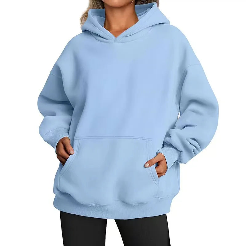 WOMEN'S OVERSIZE BASIC HOODIE