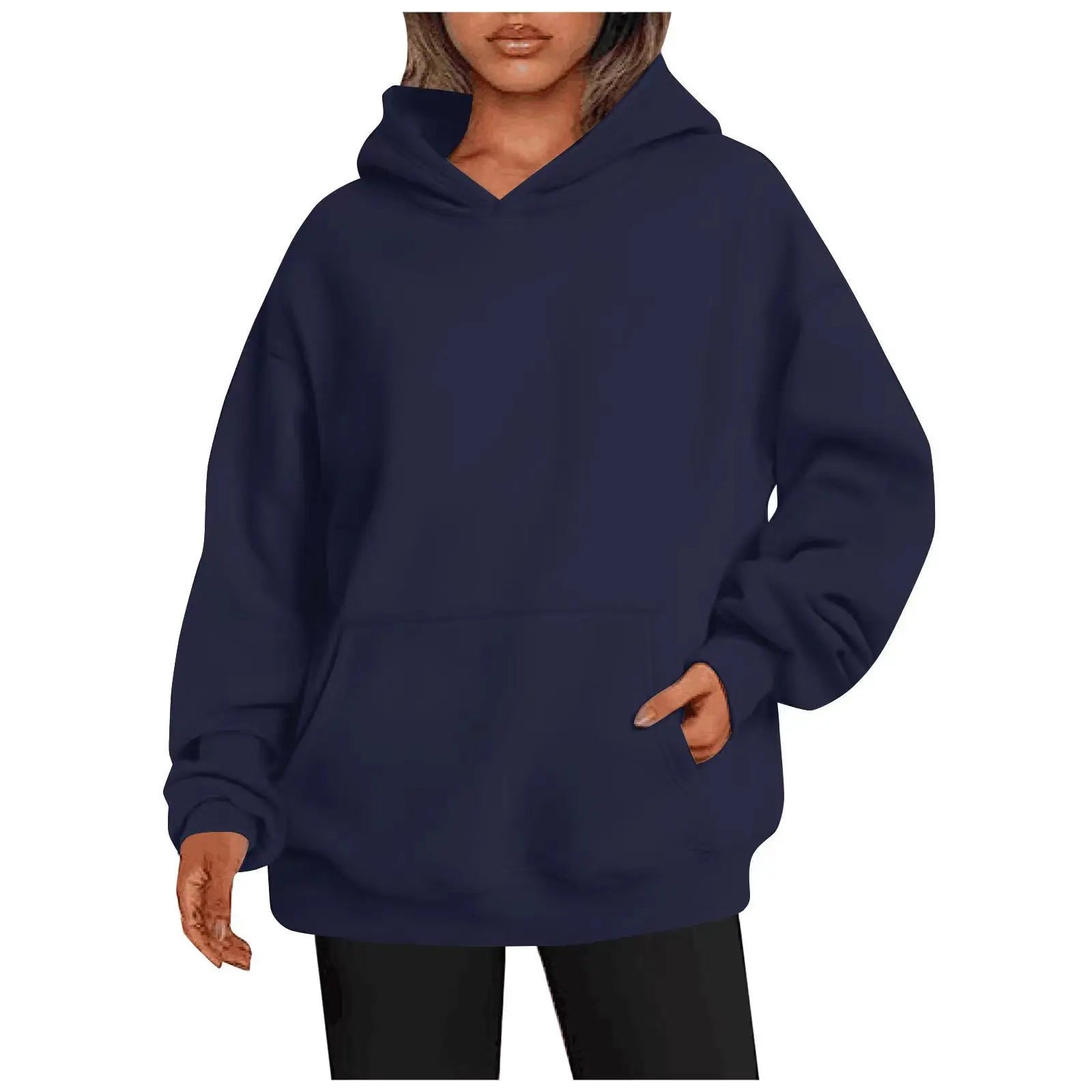 WOMEN'S OVERSIZE BASIC HOODIE