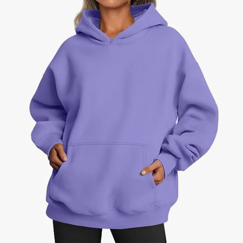 WOMEN'S OVERSIZE BASIC HOODIE